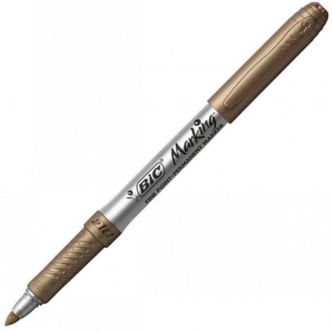 Marker permanentny Bic Marking 1.1mm, Brązowy metaliczny